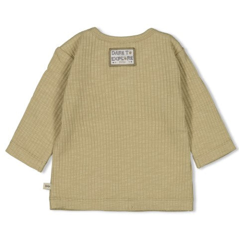 Feetje W25  W2516 Longsleeve rib - Rawrsome Groen 51602615