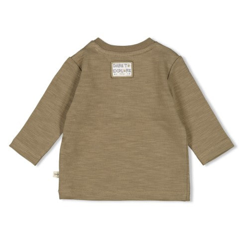 Feetje W25  W2516 Longsleeve - Rawrsome Olijf 51602617