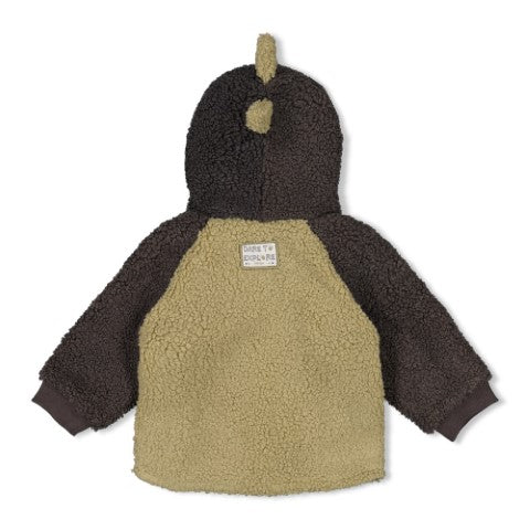 Feetje W25  W2516 Bouclé jasje met capuchon - Rawrsome Groen 51800354