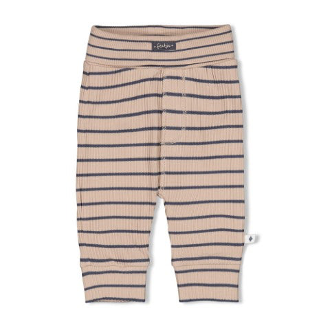 Feetje W25  W2518 Broek rib met streep - Narwal Taupe 52202391