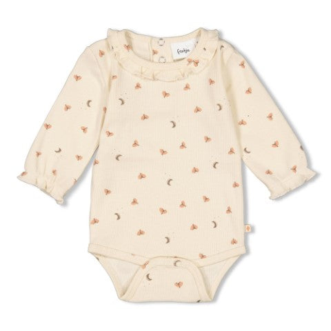 Feetje W25  W2519 Romper rib AOP - Dancing In The Moonlight Offwhite 50200244