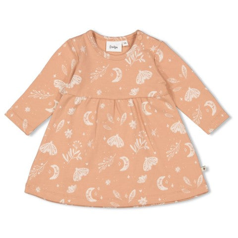 Feetje W25  W2519 Jurk AOP - Dancing In The Moonlight Terra Pink 51400556