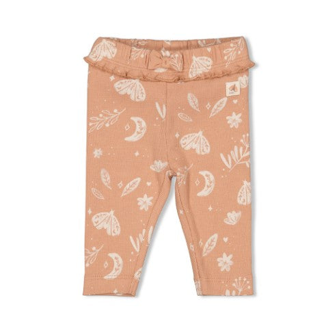Feetje W25  W2519 Legging rib AOP - Dancing In The Moonlight Terra Pink 52202383