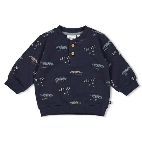 Feetje W25  W2520 Sweater AOP - Let's Go! Marine 51602571