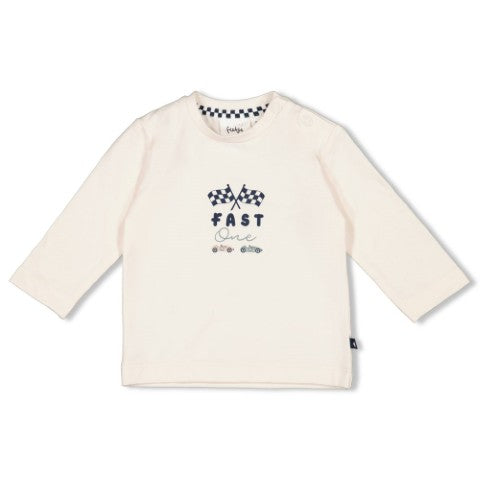 Feetje W25  W2520 Longsleeve - Let's Go! Offwhite 51602573