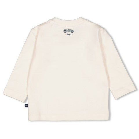 Feetje W25  W2520 Longsleeve - Let's Go! Offwhite 51602573