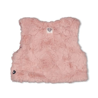 Feetje W25  W2521 Fake fur gilet - Swanlake Roze 51200039