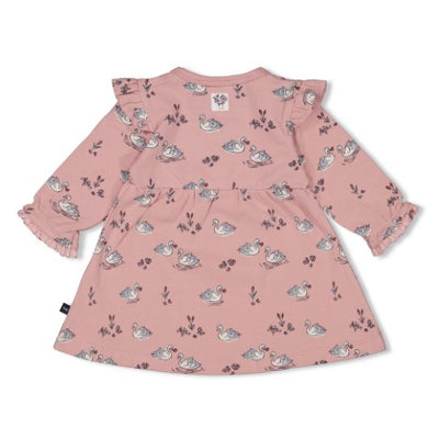 Feetje W25  W2521 Jurk AOP - Swanlake Roze 51400563