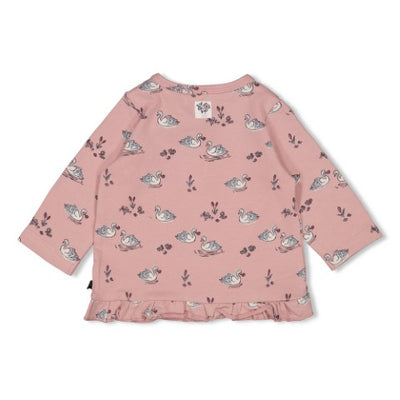 Feetje W25  W2521 Longsleeve AOP - Swanlake Roze 51602623