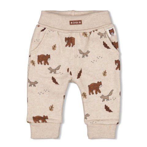 Feetje W25  W2522 Broek AOP - Wild World Taupe melange 52202422