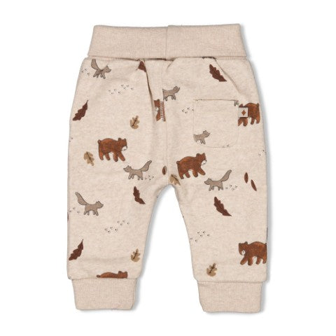 Feetje W25  W2522 Broek AOP - Wild World Taupe melange 52202422