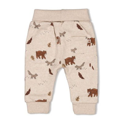 Feetje W25  W2522 Broek AOP - Wild World Taupe melange 52202422