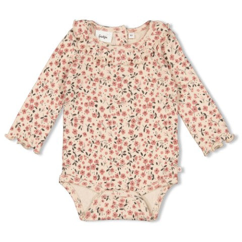 Feetje W25  W2523 Romper rib AOP - Woodland Bloom Offwhite 50200248
