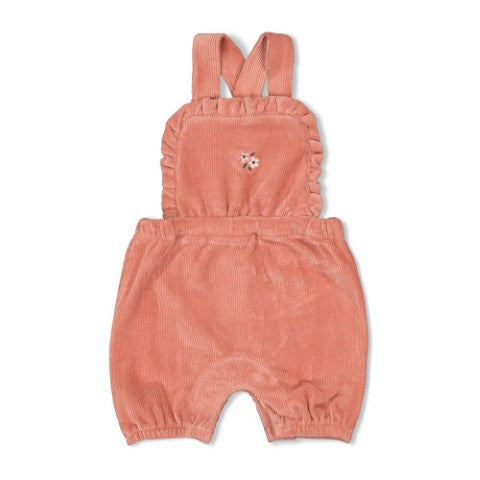 Feetje W25  W2523 Tuinbroek kort velours rib - Woodland Bloom Mauve 51100098