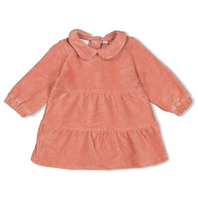 Feetje W25  W2523 Jurk velours rib - Woodland Bloom Mauve 51400562