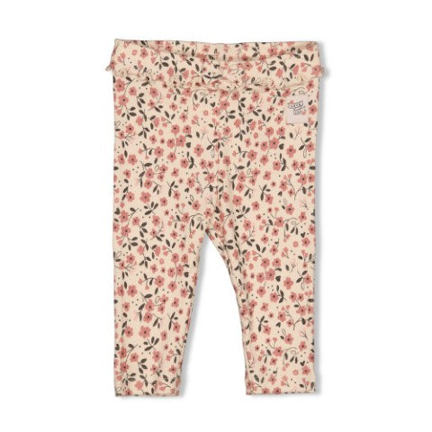 Feetje W25  W2523 Legging rib AOP - Woodland Bloom Offwhite 52202408