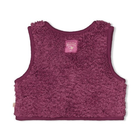 Feetje W25  W2527 Teddy gilet - Better Together Lila 51200042