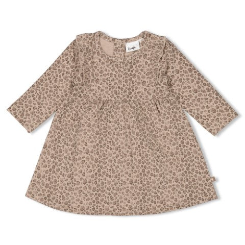 Feetje W25  W2527 Jurk AOP - Better Together Taupe melange 51400569