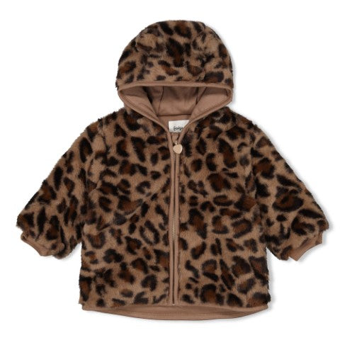 Feetje W25  W2527 Teddy jasje met capuchon - Better Together Taupe 51800358