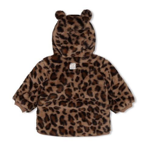 Feetje W25  W2527 Teddy jasje met capuchon - Better Together Taupe 51800358