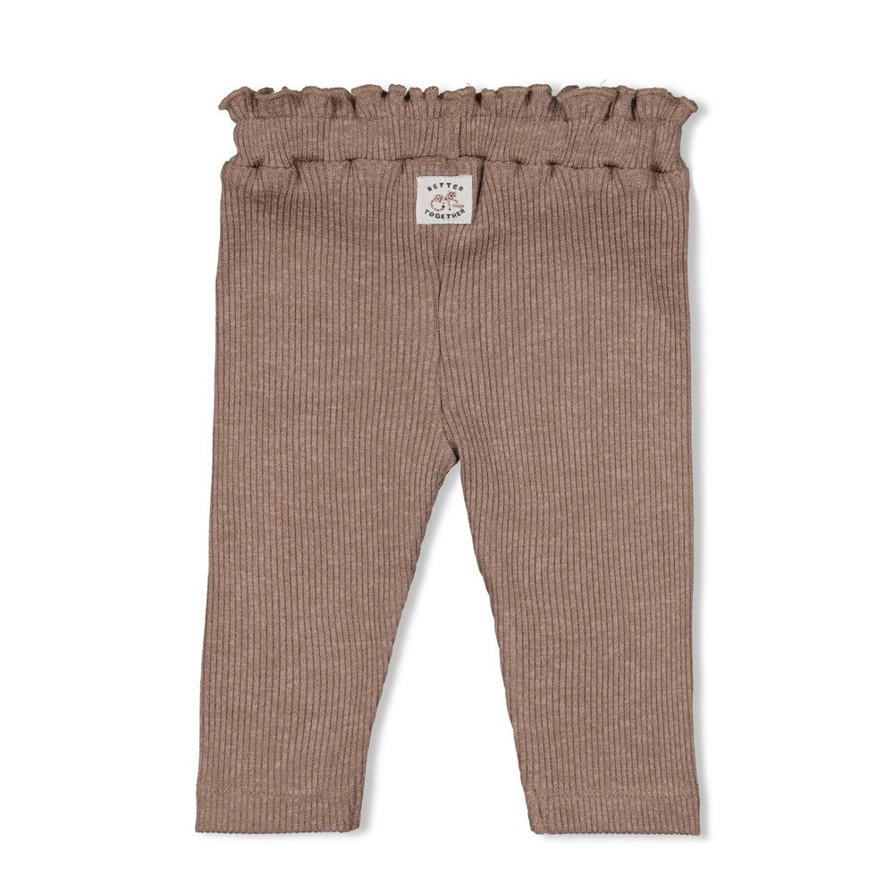 Feetje W25  W2527 Legging rib - Better Together Bruin melange 52202446