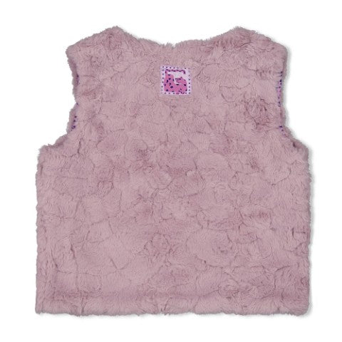 Jubel w25 Omkeerbaar teddy gilet - Wild Soul l.Lila 91200019 W25J1