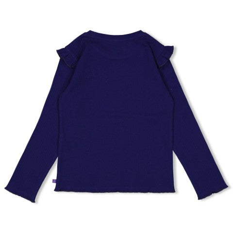 Jubel w25 Longsleeve rib - Wild Soul Indigo 91600427 W25J1