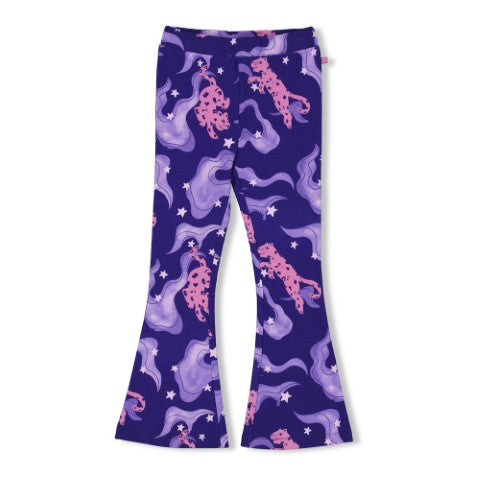 Jubel w25 Flared broek AOP - Wild Soul Indigo 92200477 W25J1