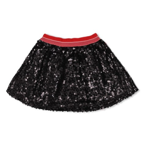 Jubel W25 W25J2 Pailetten rok - Queen Of Hearts Antraciet 90600307