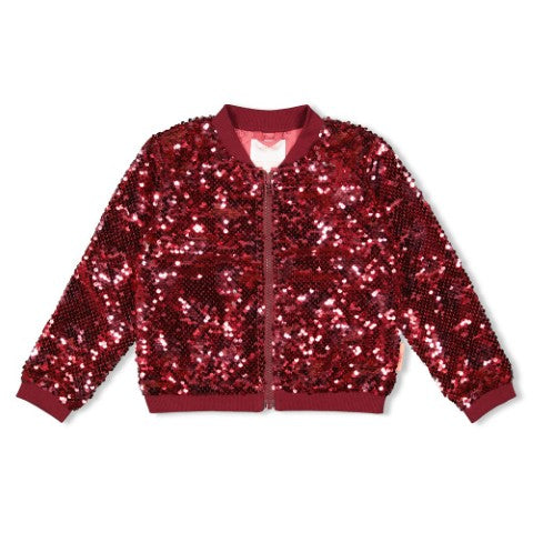 Jubel W25 W25J2 Pailetten bomberjack - Queen Of Hearts Bordeaux 91300179