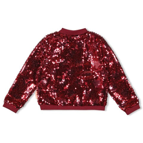 Jubel W25 W25J2 Pailetten bomberjack - Queen Of Hearts Bordeaux 91300179