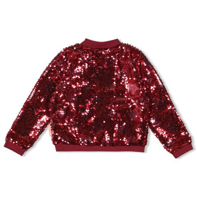 Jubel W25 W25J2 Pailetten bomberjack - Queen Of Hearts Bordeaux 91300179