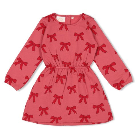 Jubel w25 Jurk AOP - Queen Of Hearts Roze 91400412 W25J2