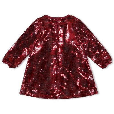 Jubel W25 W25J2 Pailetten jurk - Queen Of Hearts Bordeaux 91400414