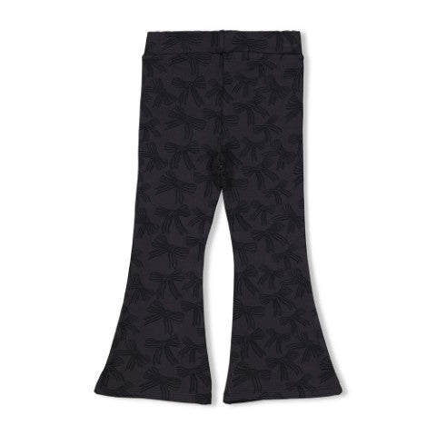 Jubel w25 Flared broek AOP - Queen Of Hearts Antraciet 92200481 W25J2