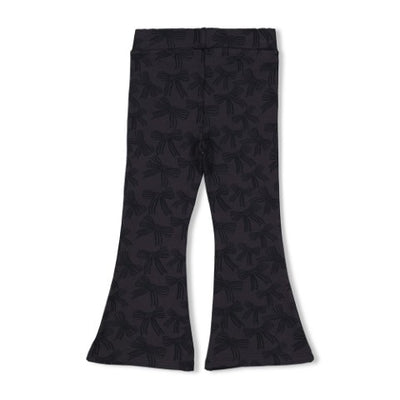Jubel w25 Flared broek AOP - Queen Of Hearts Antraciet 92200481 W25J2