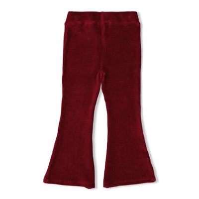 Jubel w25 Flared broek velours rib - Queen Of Hearts Bordeaux 92200484 W25J2