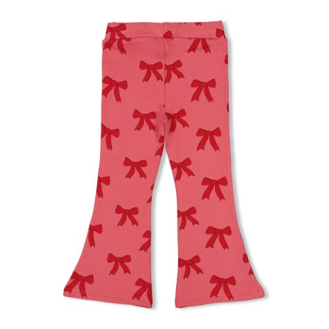 Jubel w25 Flared broek AOP - Queen Of Hearts Roze 92200495 W25J2
