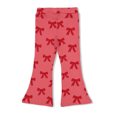 Jubel w25 Flared broek AOP - Queen Of Hearts Roze 92200495 W25J2