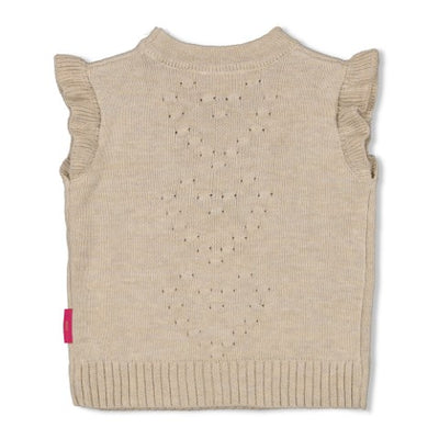 Jubel w25 Spencer gebreid - Shine Bright Offwhite melange 91200021 W25J3
