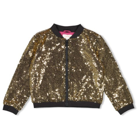 Jubel w25 Pailetten bomberjack - Shine Bright Goud 91300184 W25J3