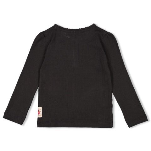 Jubel w25 Longsleeve ajour rib - Shine Bright Antraciet 91600448 W25J3