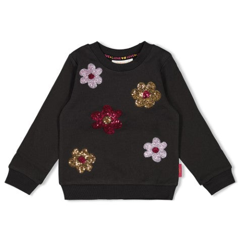 Jubel w25 Sweater AOP - Shine Bright Antraciet 91600453 W25J3
