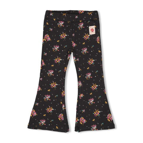 Jubel w25 Flared broek AOP - Shine Bright Antraciet 92200487 W25J3