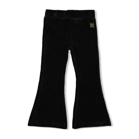 Jubel w25 Flared broek velours rib - Shine Bright Antraciet 92200490 W25J3