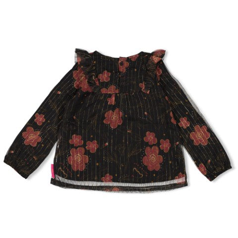 Jubel w25 W25J3 Blouse AOP - Shine Bright Antraciet 92300029