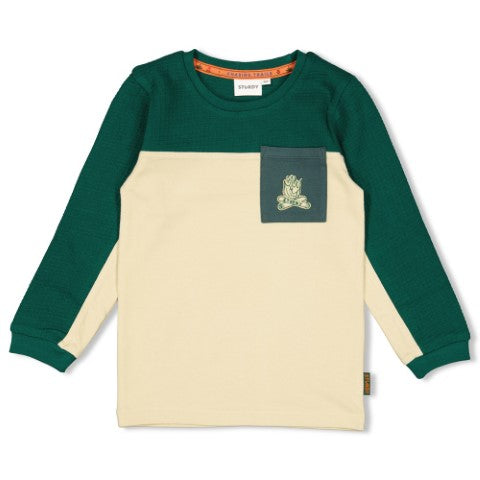 Sturdy w25 Longsleeve - Chasing Trails Groen 71600622 W25S2