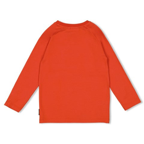 Sturdy w25 Longsleeve - Chasing Trails Oranje 71600625 W25S2
