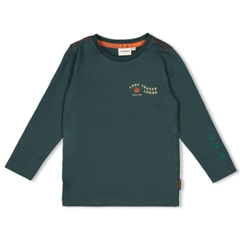 Sturdy w25 Longsleeve - Chasing Trails Petrol 71600626 W25S2