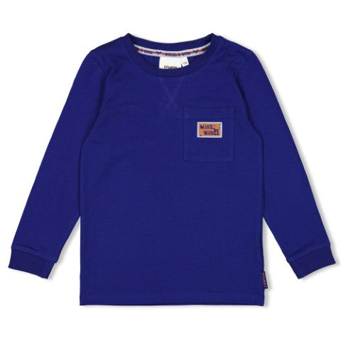 Sturdy w25 Longsleeve - Waves and Whales Kobalt 71600637 W25S3